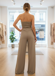 Elegante Strapless Jumpsuit: Jouw Avondlook Perfectie