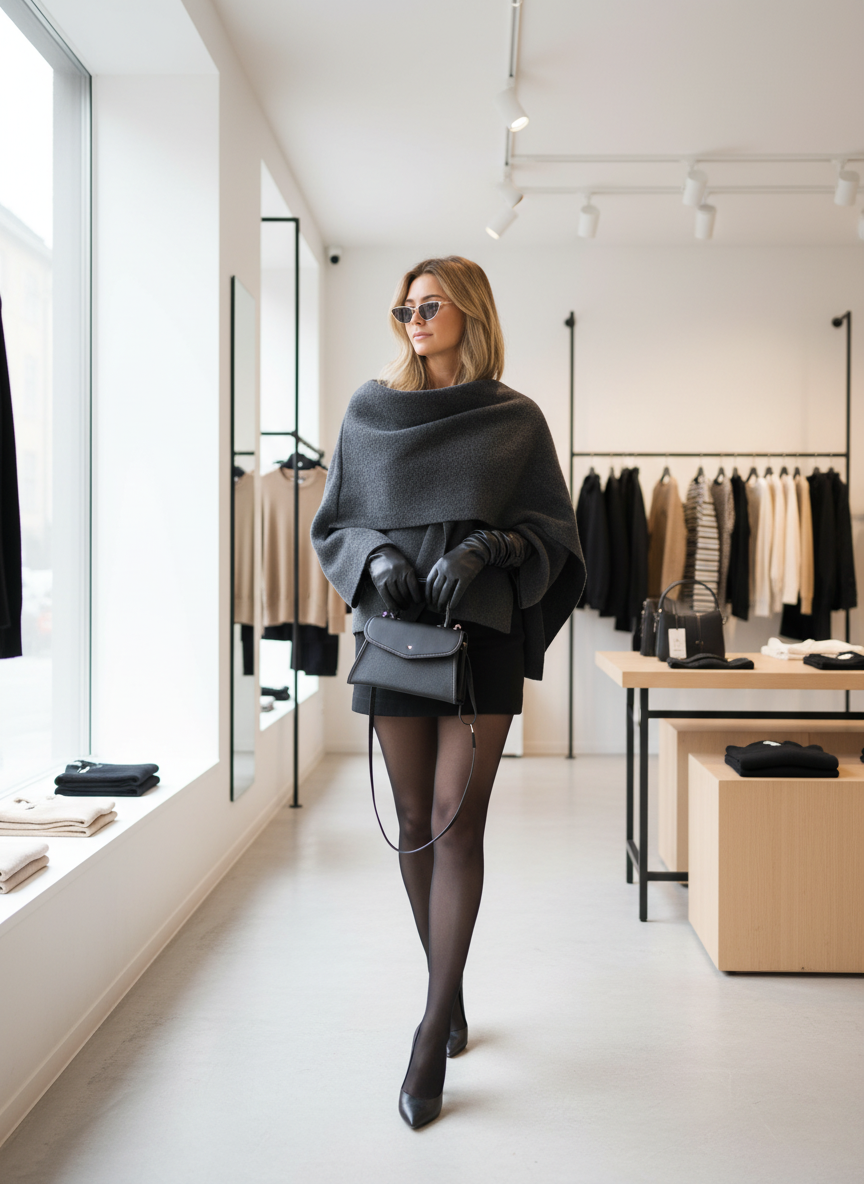 De Ultieme Elegante Drapeer Poncho Top voor Jouw Stijl