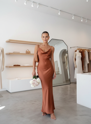 Jouw Elegante Satijnen Maxi Jurk: Stralend op Elk Feest