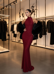 Glamoureuze Avondjurk met Schittering voor Speciale Momenten