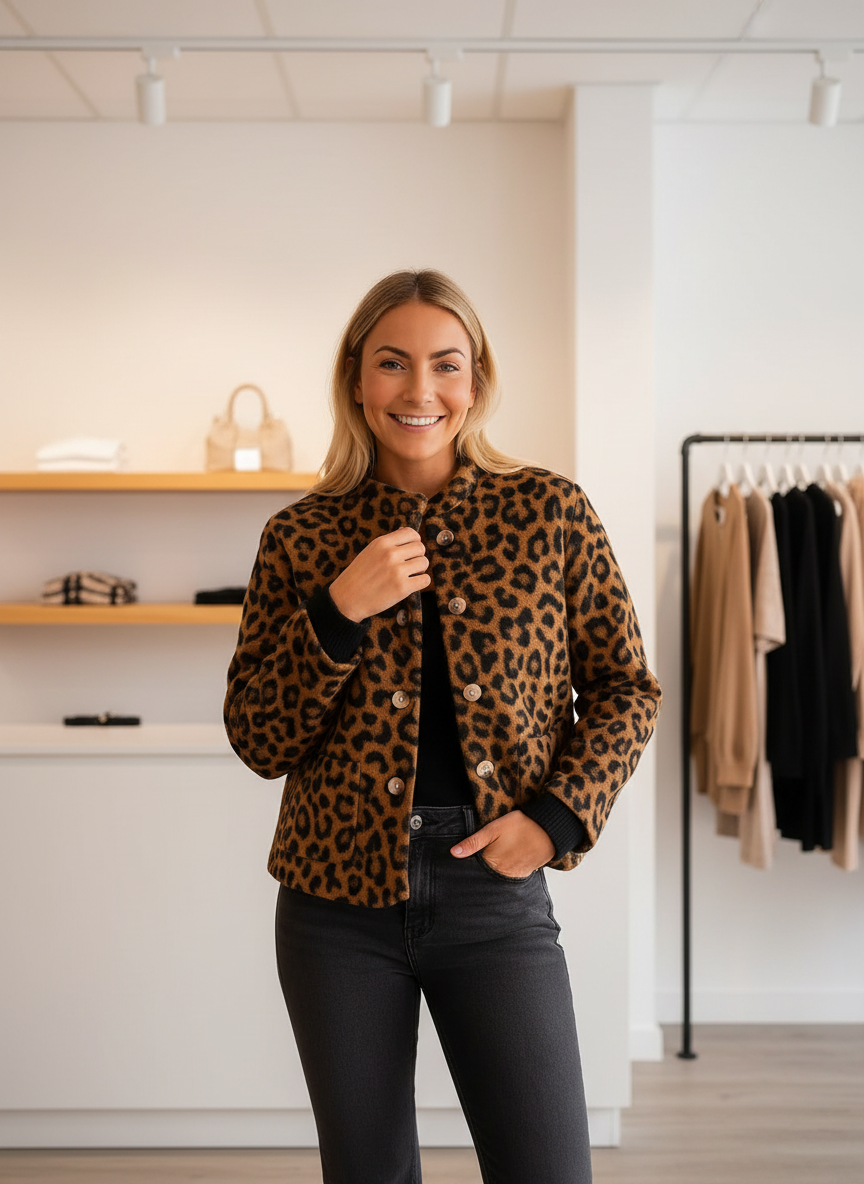 Stijlvol Luipaard Jack: Jouw Perfecte Statement Piece