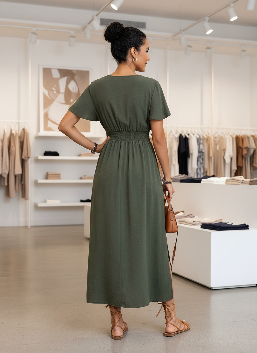 De Soepele Zomerjurk met Flatterende Taille