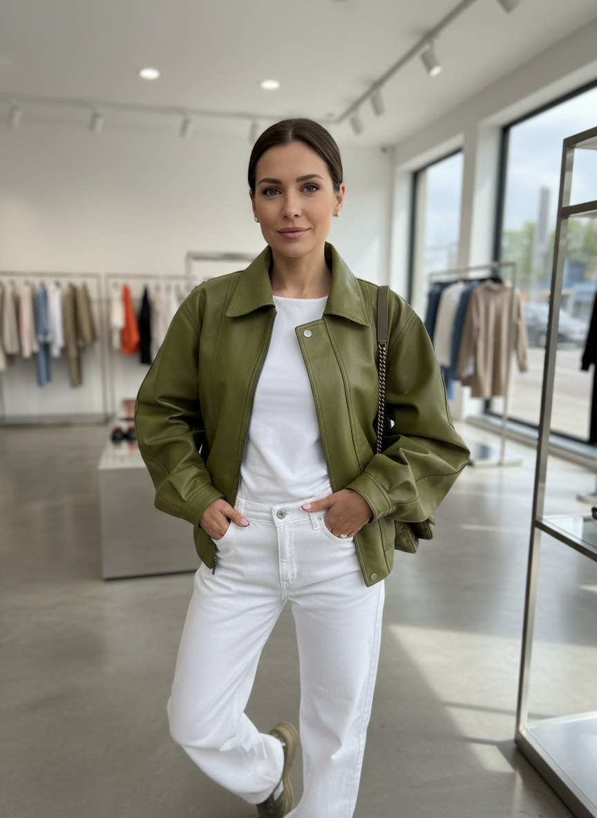 Chique Vegan Leren Jack | Jouw Stijlvolle Statement