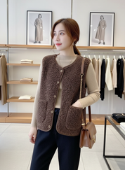 Knusse Teddy Fleece Vest: Jouw Perfecte Laag voor Comfort