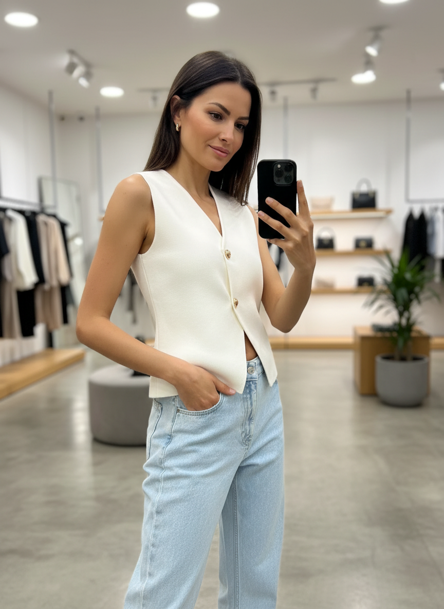 Essentieel Gebreid Vest: Chic en Comfortabel voor Elke Dag
