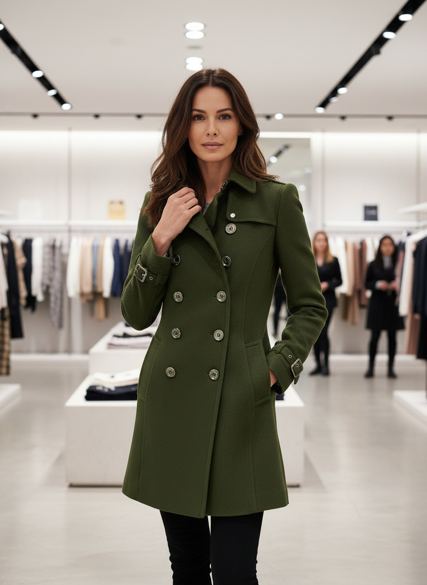 Warme Wolmix Trenchcoat: Jouw Stijlvolle Bescherming Tegen de Kou