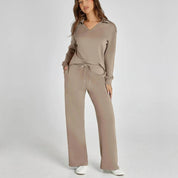 Taupe lounge set front view