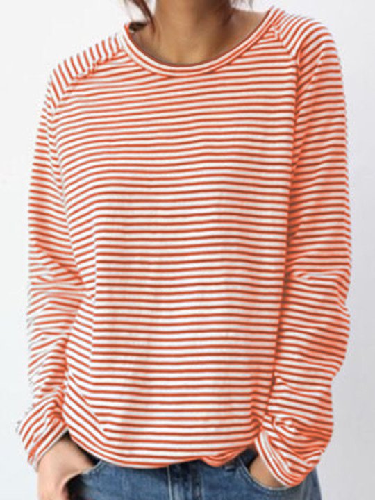Comfortabele Gestreepte Longsleeve voor Elke Dag