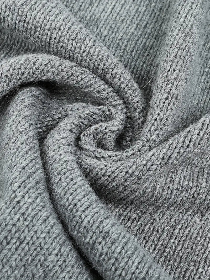 Comfortabele Gebreide Vest met Capuchon voor Elke Dag