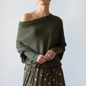 Ava | Dames Oversized Trui - Stijlvol Swingkraagdesign, Hoogwaardige Zacht Fabric 3