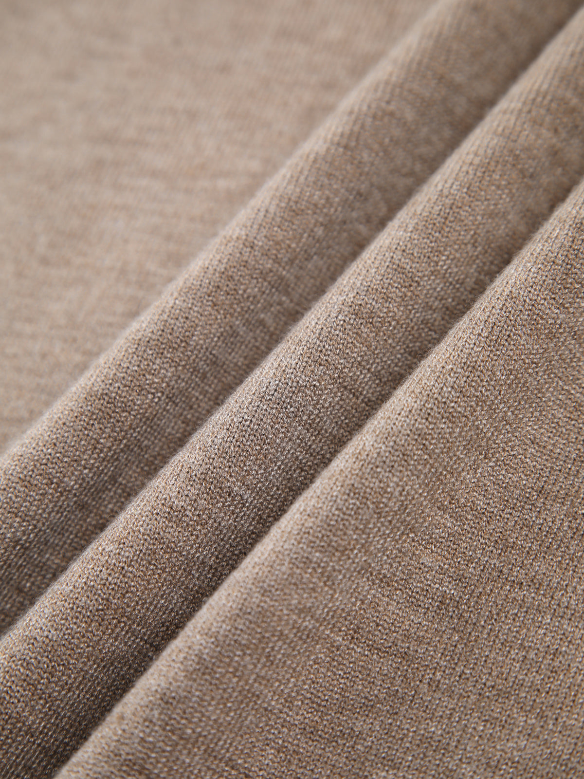 Soft cashmere blend polo shirt fabric texture close-up