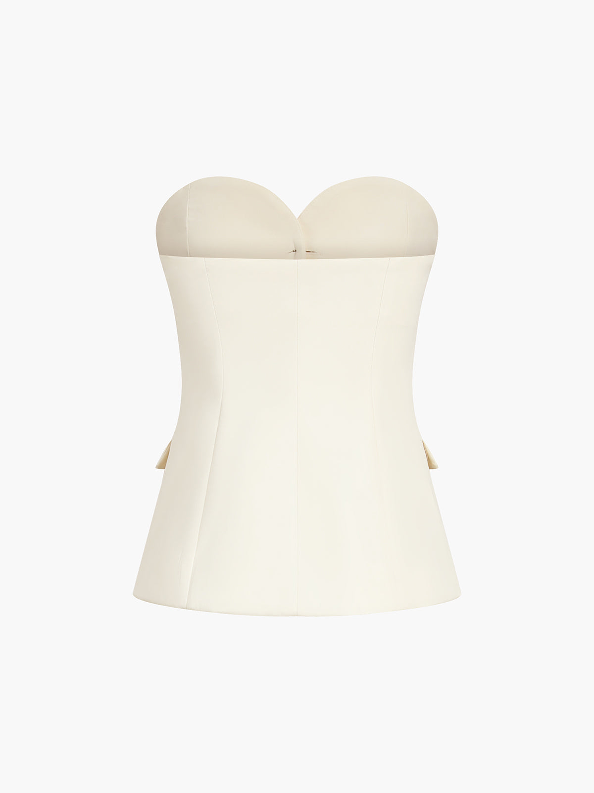 Strapless vest‑en broekset voor een moeiteloze avondlook