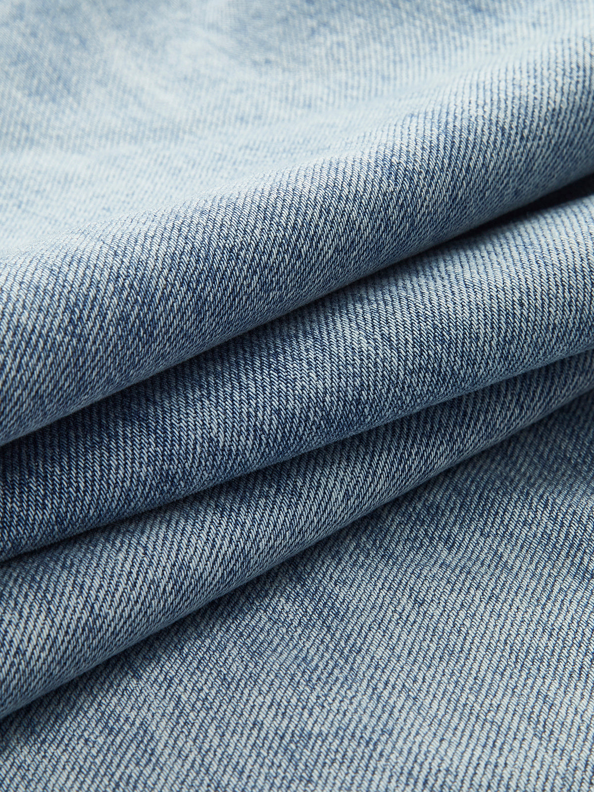 Dames jeans lichtblauw denim stof detail schot