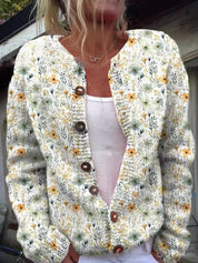 Dames Vest met Bloemenpatroon en Zachte Stoffen voor Comfortabel Gebruik 1