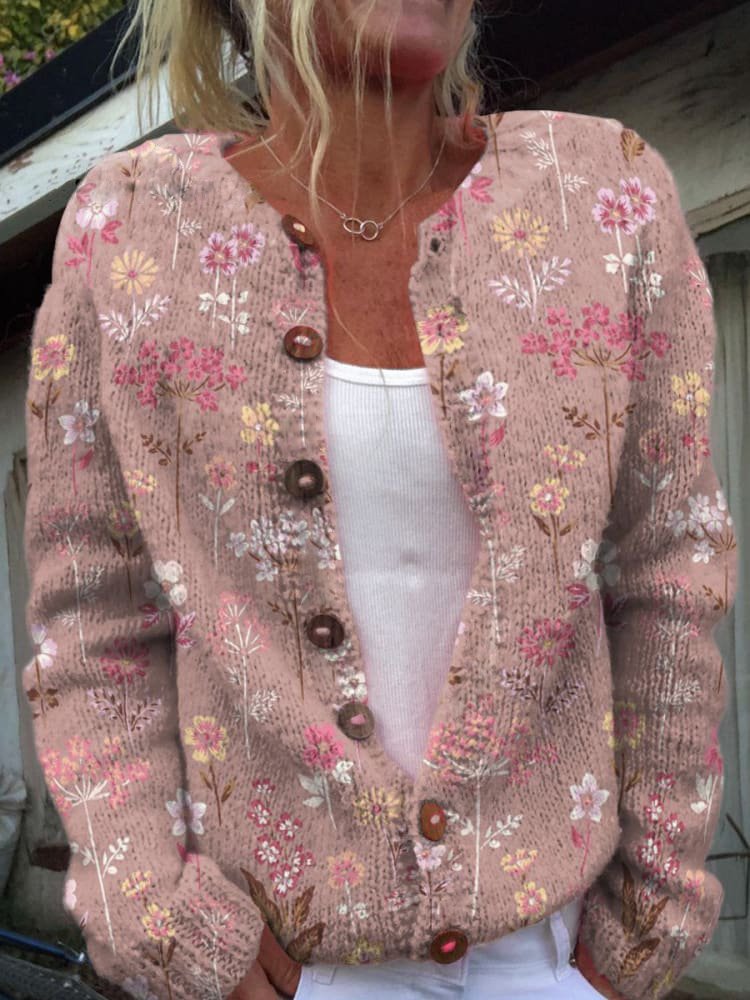 Dames Vest met Bloemenpatroon en Zachte Stoffen voor Comfortabel Gebruik 2