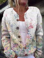 Dames Vest met Bloemenpatroon en Zachte Stoffen voor Comfortabel Gebruik 3