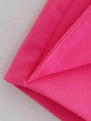 Pink shorts fabric texture close-up