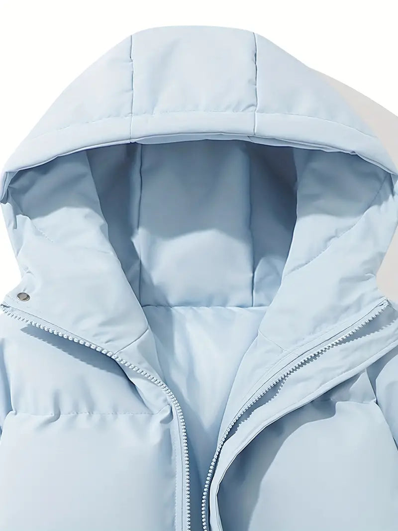 Vrouwen Winterjas met Capuchon – Gevoerd, Waterafstotend en Casual voor Koude Dagen