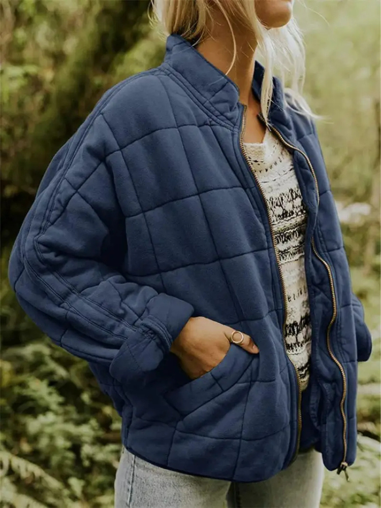 Diamond Quilted Bommerjack voor Dames – Ultieme Comfort en Stijl