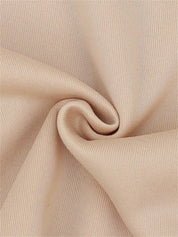 Tweedelig huispak dames beige stofdetail