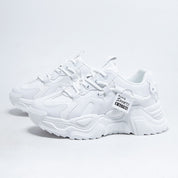 Sneakers witte textiel comfortabel rugzijde