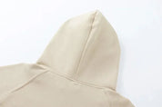 Hoody beige close-up detail