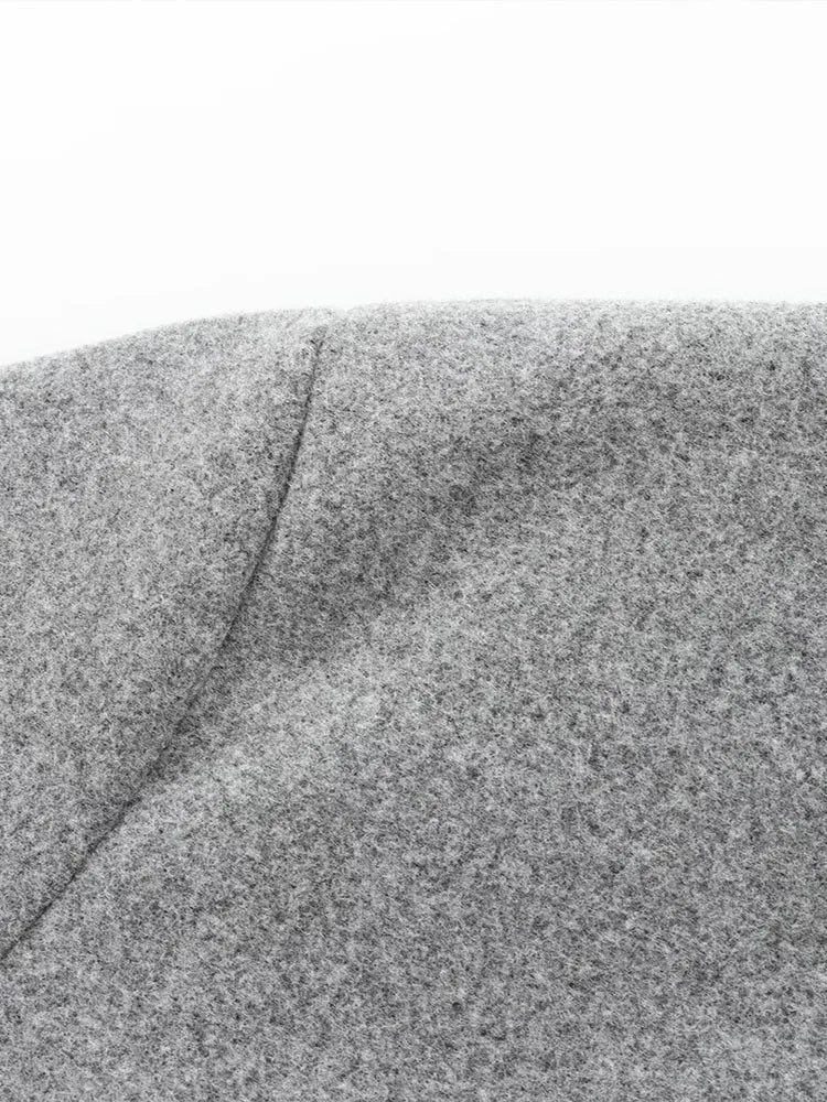 Grijze bomberjas textuur detail