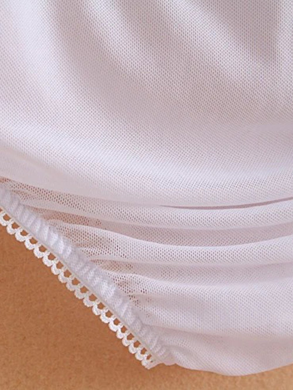 Blouse Jasmin wit katoen met kantdetail detaillijst