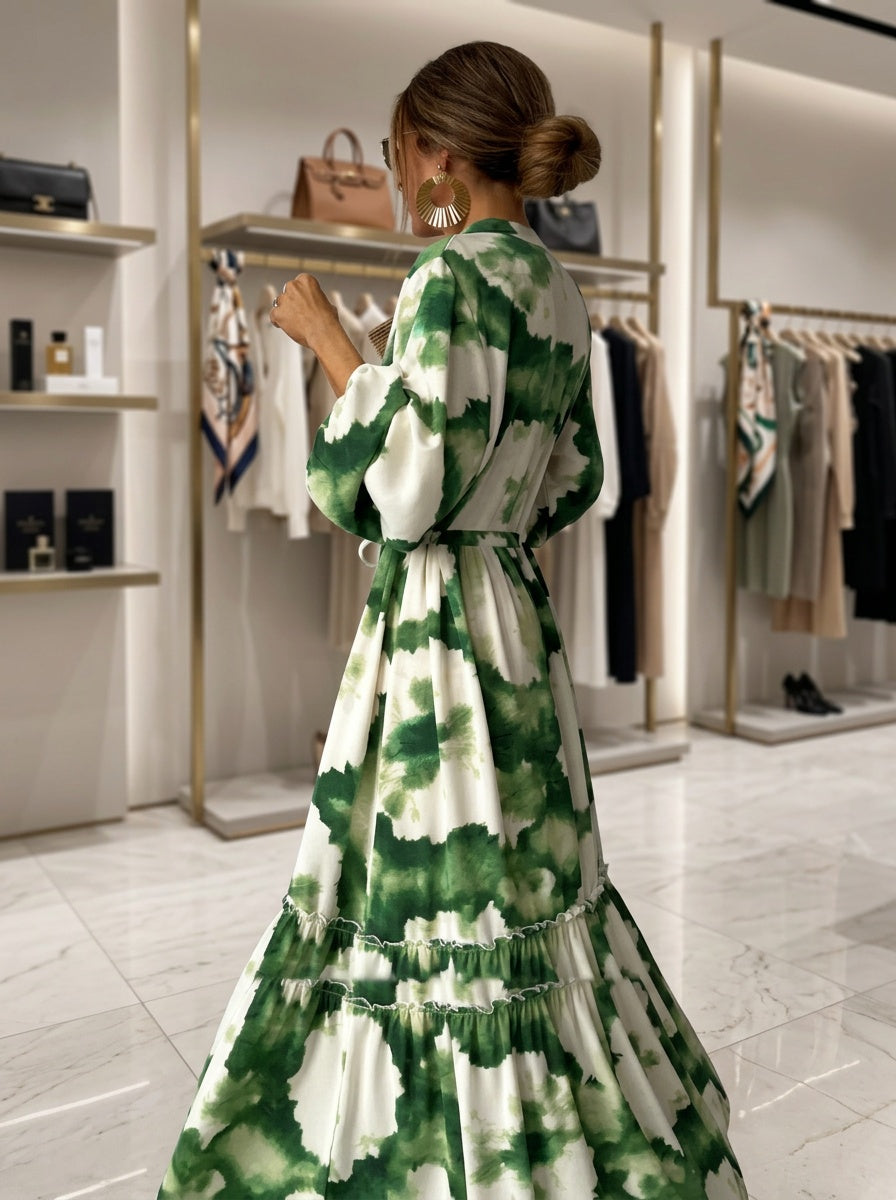 Create a new fashion ecommerce image based on the original image and follow these rules strictly. Keep the original pose type: if the model is shown from the back, keep a back view; if from the front, keep a front view; if the model is sitting, keep the model sitting; and if the original image is a close-up, maintain a close-up framing. You may vary the pose slightly to make it feel natural, but do not change the overall pose category. Fill the frame as much as possible with the model so there is minimal em