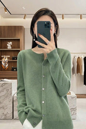 Create a new fashion ecommerce image based on the original image and follow these rules strictly. Keep the original pose type: if the model is shown from the back, keep a back view; if from the front, keep a front view; if the model is sitting, keep the model sitting; and if the original image is a close-up, maintain a close-up framing. You may vary the pose slightly to make it feel natural, but do not change the overall pose category. Fill the frame as much as possible with the model so there is minimal em