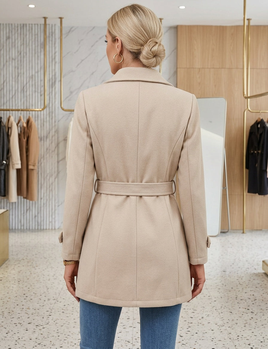 Create a new fashion ecommerce image based on the original image and follow these rules strictly. Keep the original pose type: if the model is shown from the back, keep a back view; if from the front, keep a front view; if the model is sitting, keep the model sitting; and if the original image is a close-up, maintain a close-up framing. You may vary the pose slightly to make it feel natural, but do not change the overall pose category. Fill the frame as much as possible with the model so there is minimal em