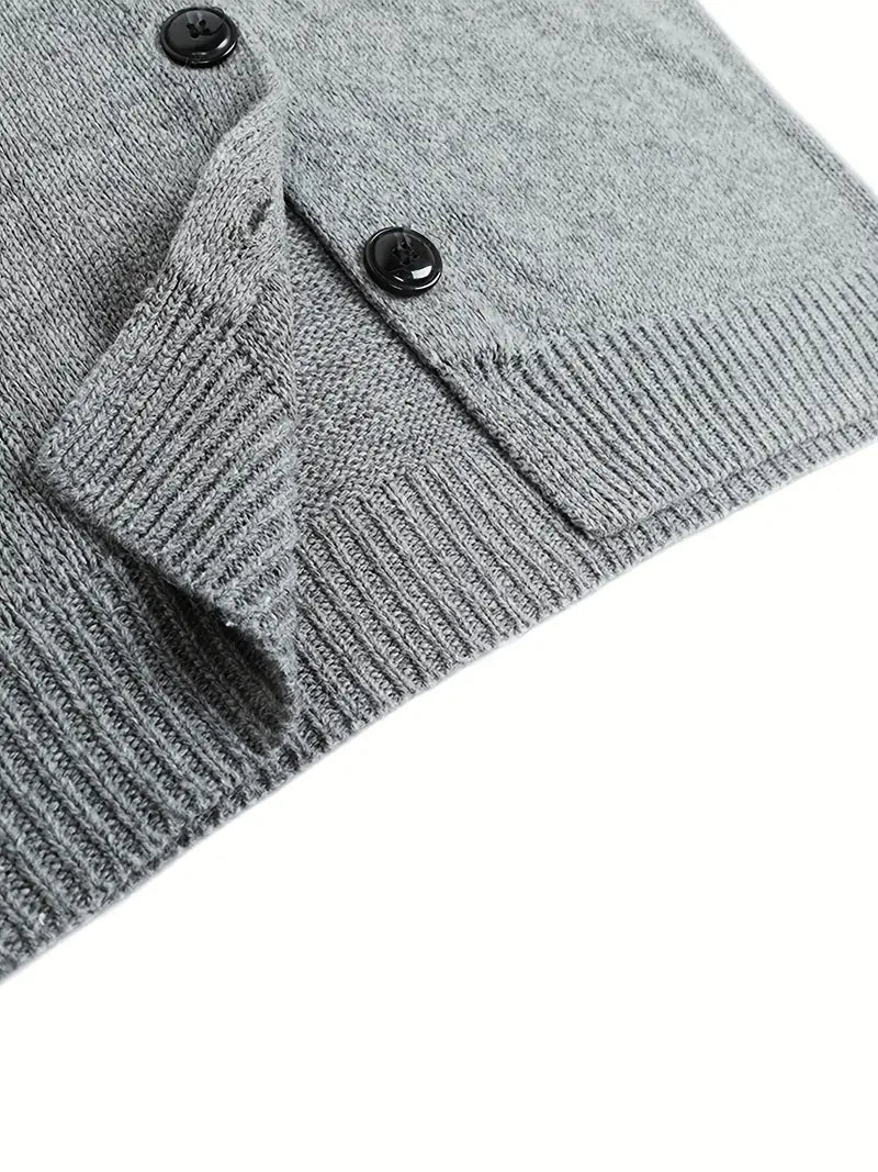 Comfortabele Gebreide Vest met Capuchon voor Elke Dag