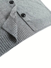 Comfortabele Gebreide Vest met Capuchon voor Elke Dag