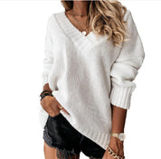 Women's Fashion Casual Versatile Knit Shirt