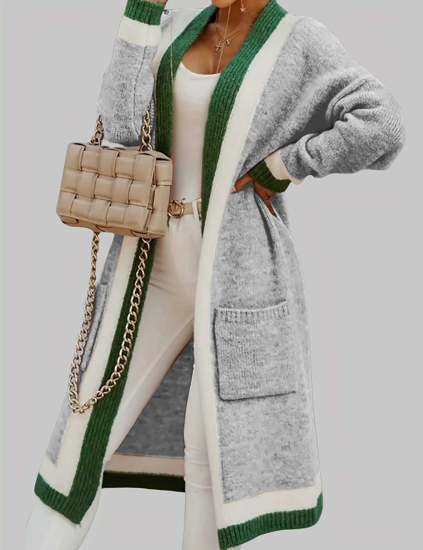 grijs, lange lengte, zij profiel