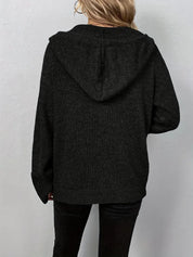 Comfortabele Gebreide Vest met Capuchon voor Elke Dag
