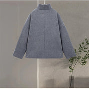Wolblend Jas / Opstaande Kraag / Vrouwen / Winter