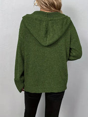 Comfortabele Gebreide Vest met Capuchon voor Elke Dag