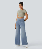 Stijlvolle Wijde Denim Broek: Jouw Nieuwe Comfortabele Must-Have