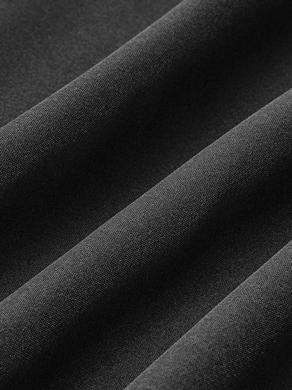 Maxi dress black fabric detail
