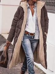 Warme Lange Pufferjas met Superzachte Sherpa Voering